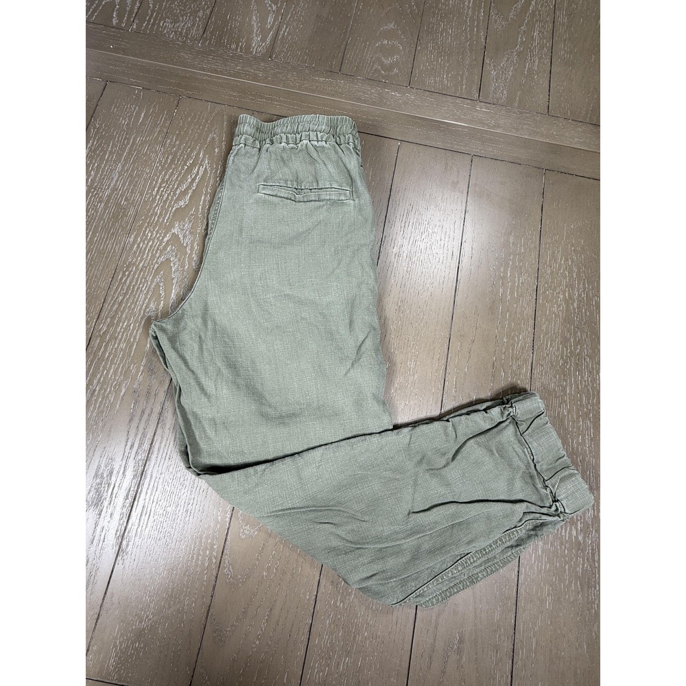 J.Crew Pants Womens‎ 0 Green Linen Jogger Minimalist Boho
